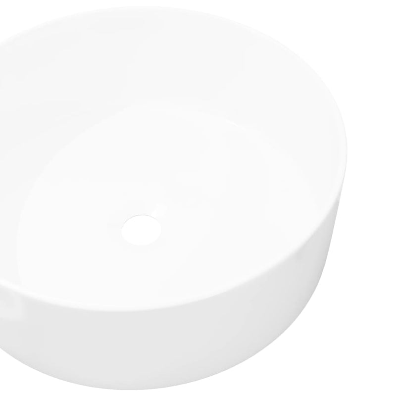 Basin Round Ceramic White 40x15 cm Payday Deals