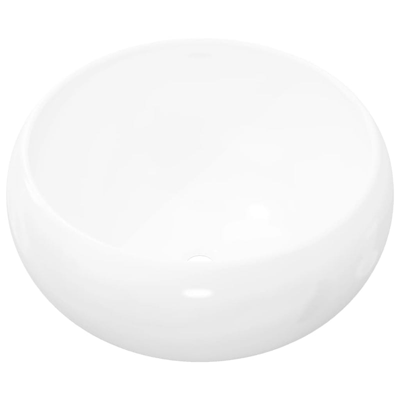 Basin Round Ceramic White 40x15 cm Payday Deals