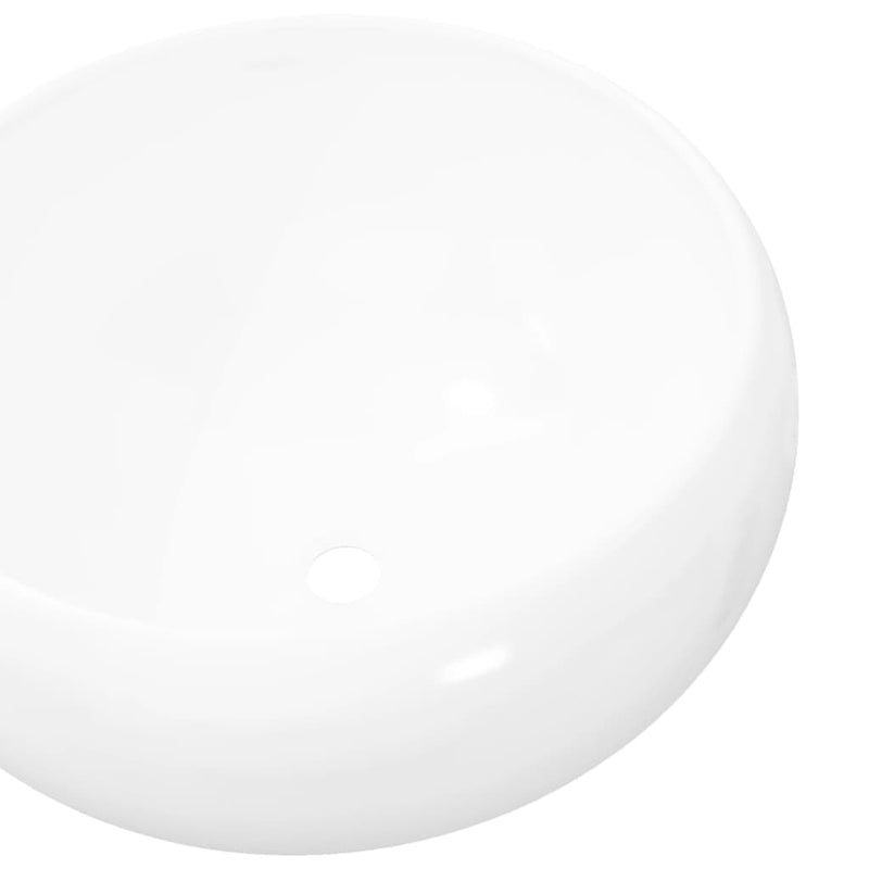 Basin Round Ceramic White 40x15 cm Payday Deals