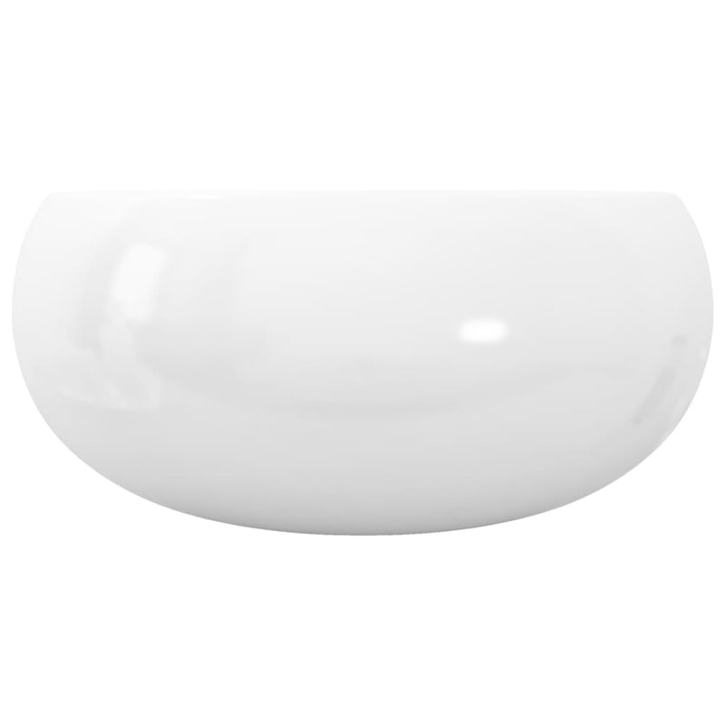 Basin Round Ceramic White 40x15 cm Payday Deals