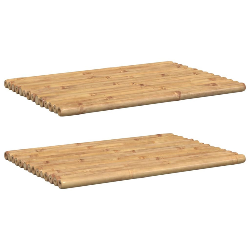 Bath Mats 2 pcs 70x50 cm Bamboo Payday Deals