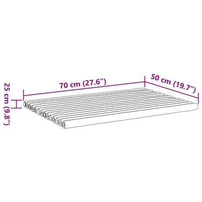 Bath Mats 2 pcs 70x50 cm Bamboo Payday Deals