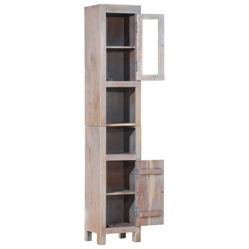 Bathroom Cabinet 30x25x160 cm Solid Wood Acacia Payday Deals