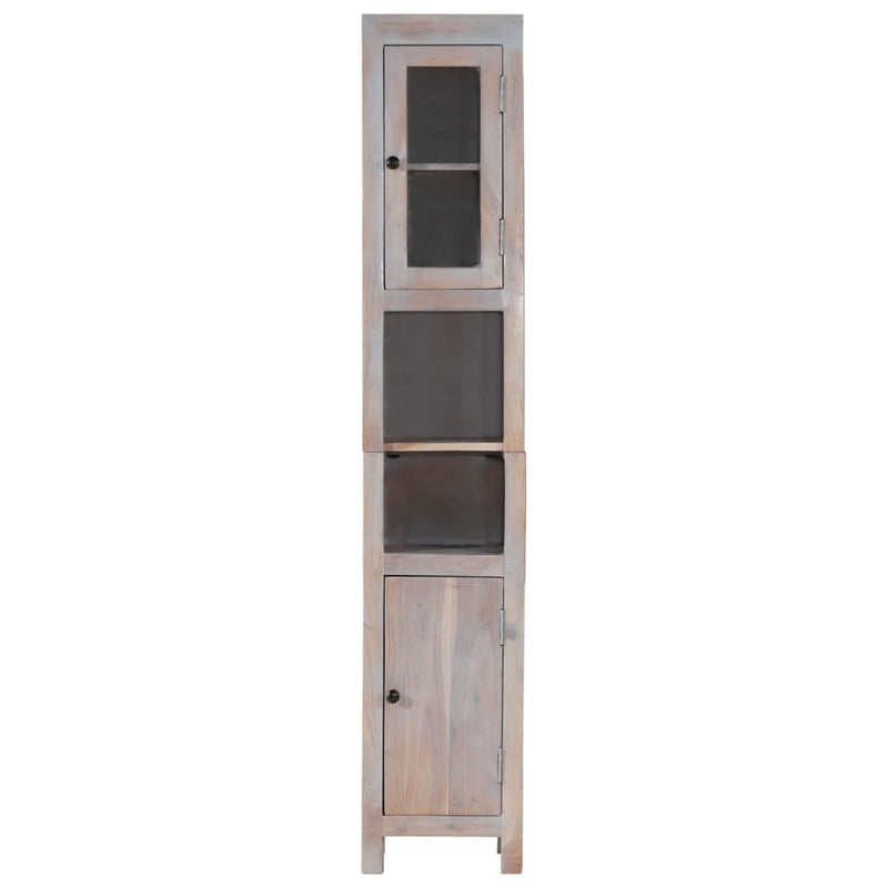 Bathroom Cabinet 30x25x160 cm Solid Wood Acacia Payday Deals