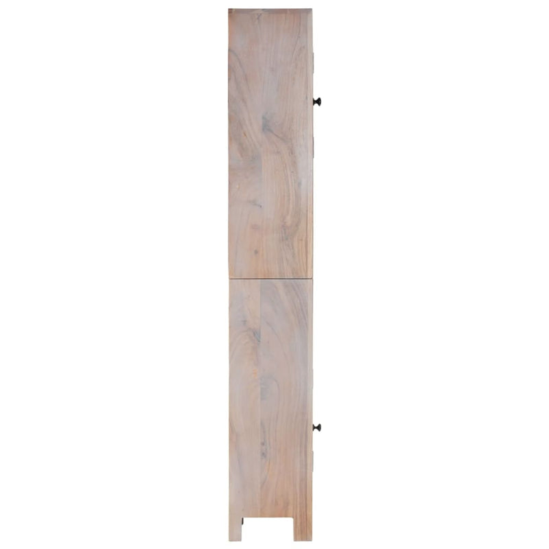 Bathroom Cabinet 30x25x160 cm Solid Wood Acacia Payday Deals