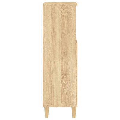 Bathroom Cabinet Sonoma Oak 30x30x100 cm Engineered Wood Payday Deals
