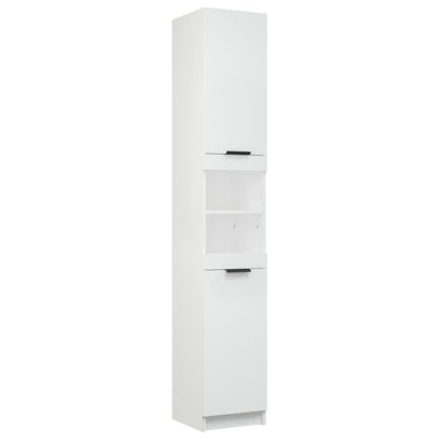Bathroom Cabinet White 32x34x188.5 cm Engineered Wood Payday Deals