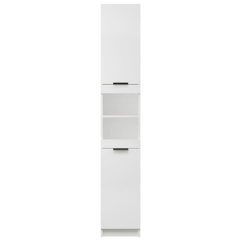 Bathroom Cabinet White 32x34x188.5 cm Engineered Wood Payday Deals