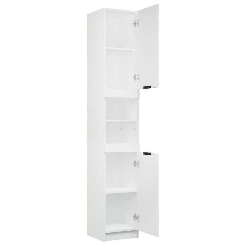 Bathroom Cabinet White 32x34x188.5 cm Engineered Wood Payday Deals