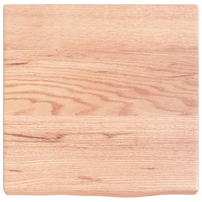 Bathroom Countertop Light Brown 40x40x4 cm Treated Solid Wood Payday Deals