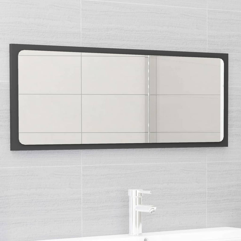 Bathroom Furniture Set Grey Engineered Wood Payday Deals