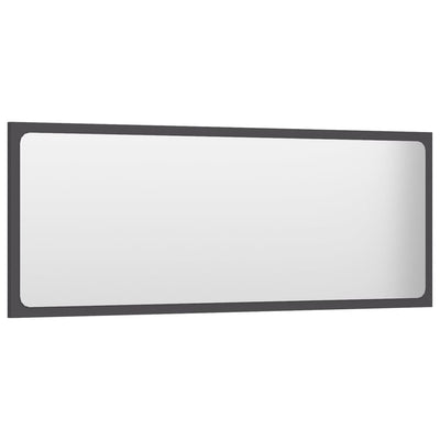Bathroom Furniture Set Grey Engineered Wood Payday Deals