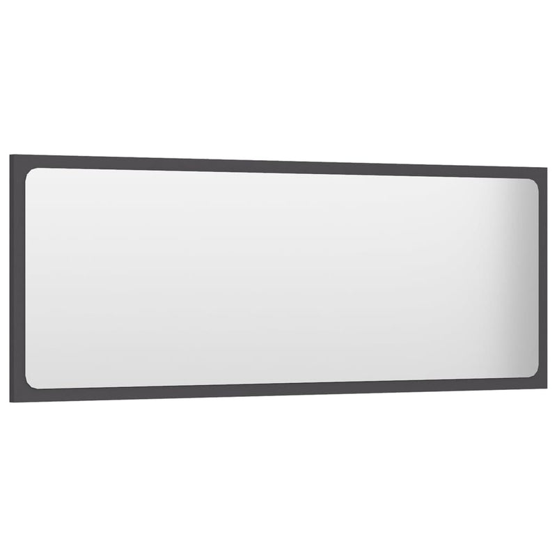 Bathroom Furniture Set Grey Engineered Wood Payday Deals