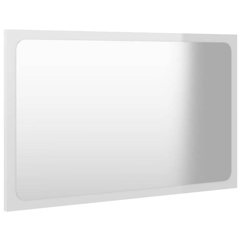 Bathroom Furniture Set High Gloss White Engineered Wood Payday Deals