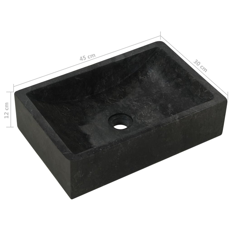 Bathroom Vanity Cabinet Solid Wood Teak with Sinks Marble Black Payday Deals