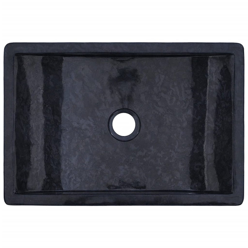 Bathroom Vanity Cabinet with Black Marble Sinks Solid Wood Teak Payday Deals