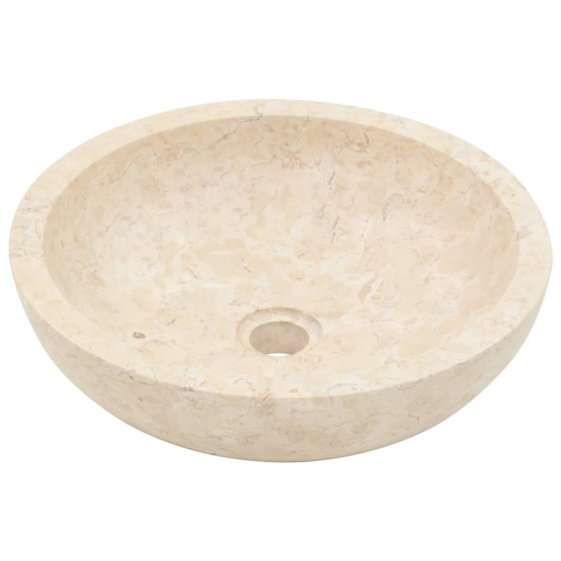 Bathroom Vanity Cabinet with Cream Marble Sinks Solid Wood Teak Payday Deals