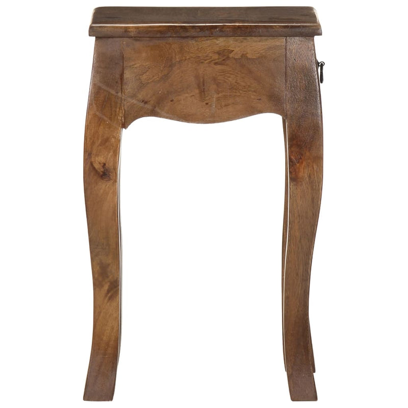 Bed Cabinet 28x28x46 cm Solid Mango Wood Payday Deals