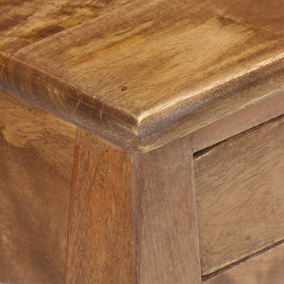 Bed Cabinet 28x28x46 cm Solid Mango Wood Payday Deals