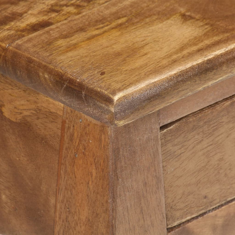 Bed Cabinet 28x28x46 cm Solid Mango Wood Payday Deals