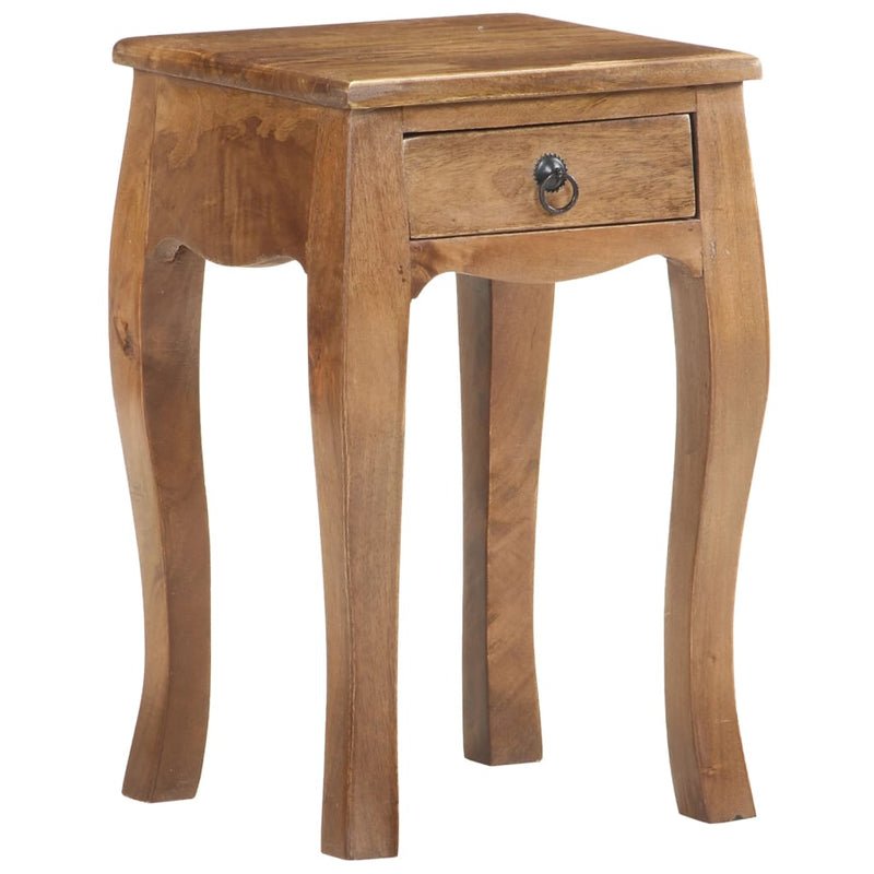 Bed Cabinet 28x28x46 cm Solid Mango Wood Payday Deals