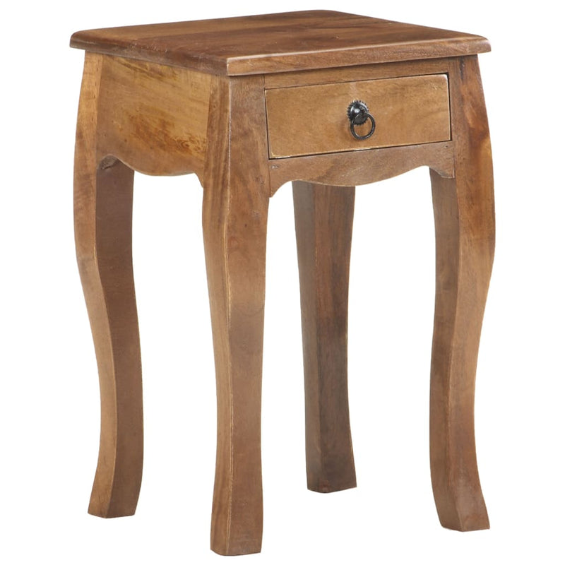 Bed Cabinet 28x28x46 cm Solid Mango Wood Payday Deals