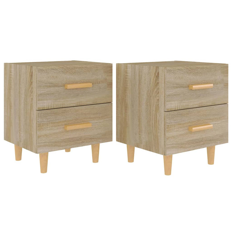 Bed Cabinets 2 pcs Sonoma Oak 40x35x47.5 cm Payday Deals