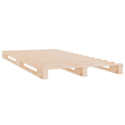 Bed Frame 92x187 cm Solid Wood Pine Single Bed Size Payday Deals