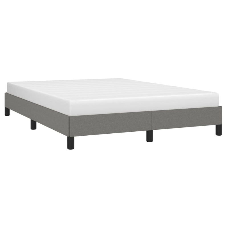 Bed Frame Dark Grey 137x187 cm Double Fabric Payday Deals