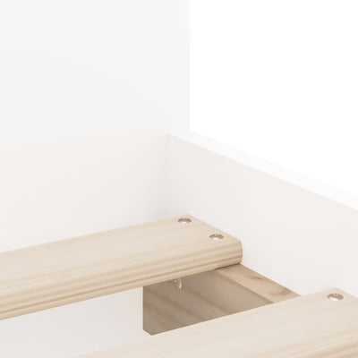 Bed Frame with Drawers without Mattress White 90x190 cm Payday Deals