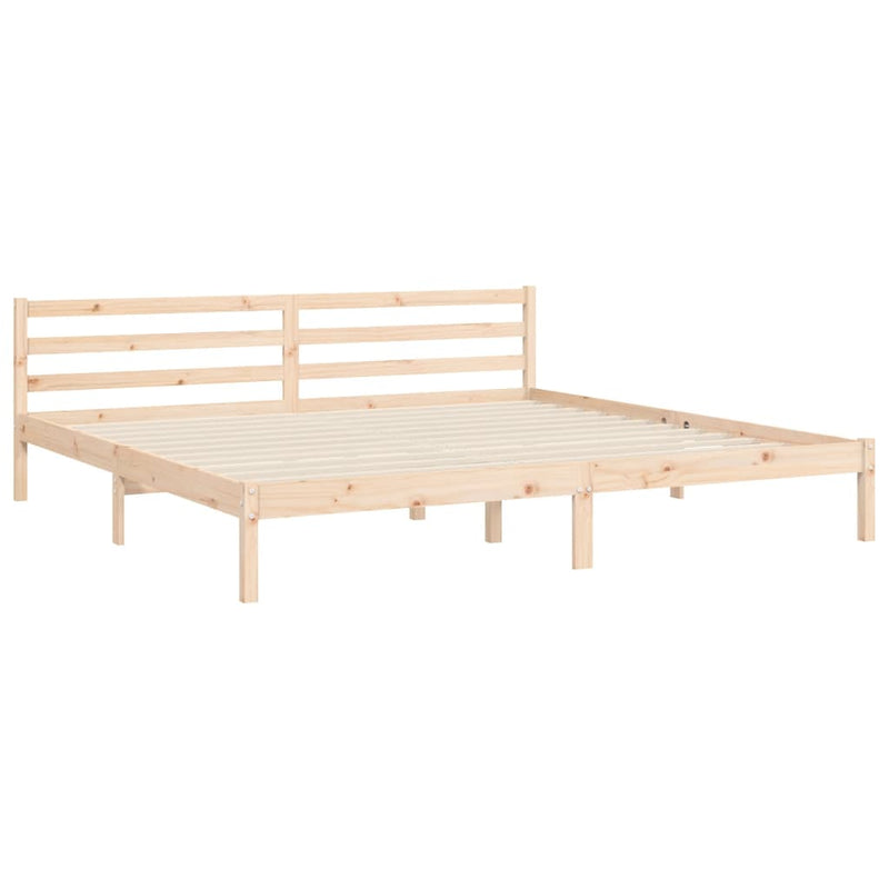 Bed Frame without Mattress 183x203 cm King Solid Wood Payday Deals