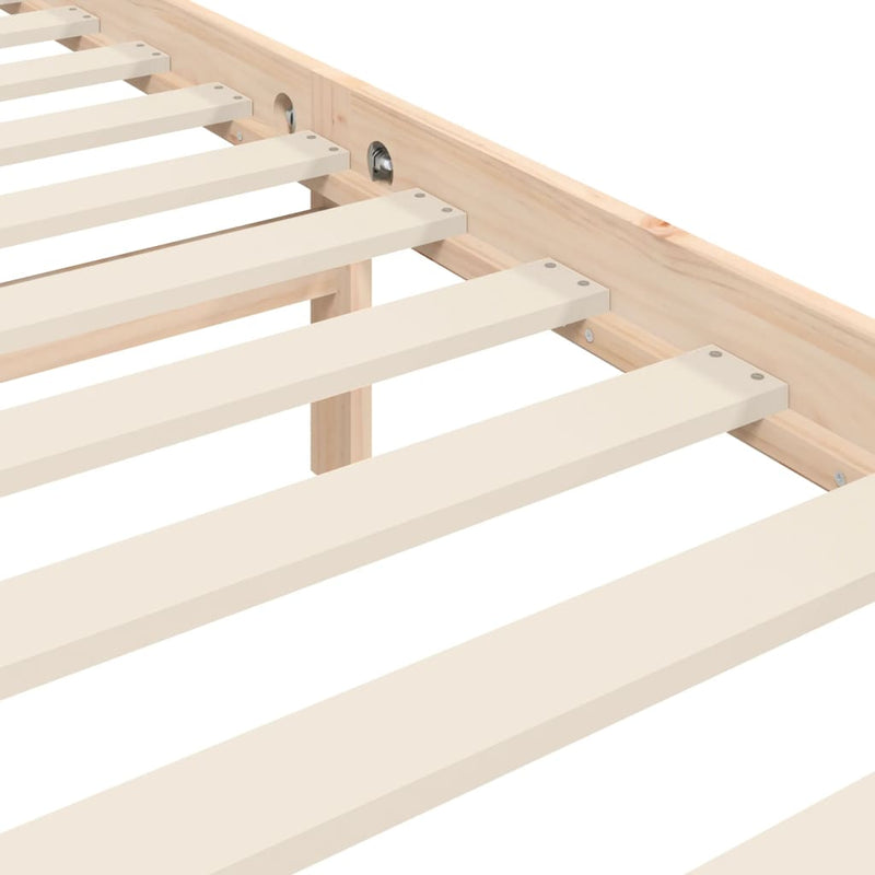 Bed Frame without Mattress 183x203 cm King Solid Wood Payday Deals