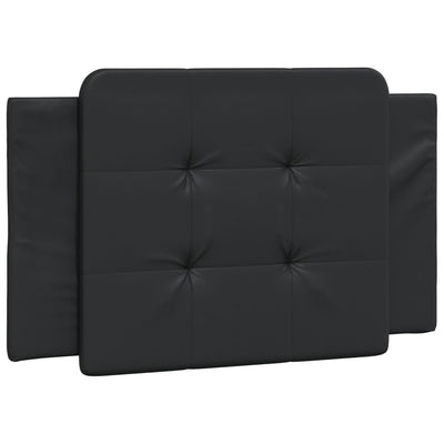 Bed Frame without Mattress Black 107x203 cm King Single Faux Leather Payday Deals