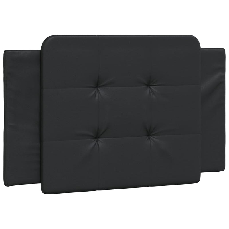 Bed Frame without Mattress Black 107x203 cm King Single Faux Leather Payday Deals