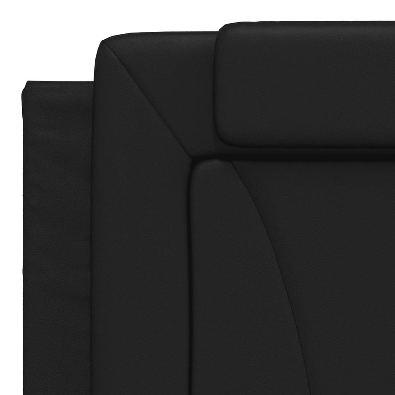 Bed Frame without Mattress Black 183x203 cm King Faux Leather Payday Deals