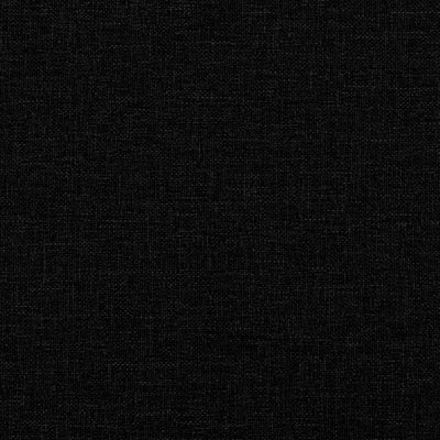 Bed Frame without Mattress Black Double Fabric Payday Deals