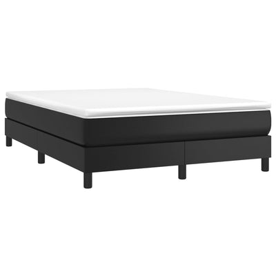 Bed Frame without Mattress Black Double Faux Leather Payday Deals