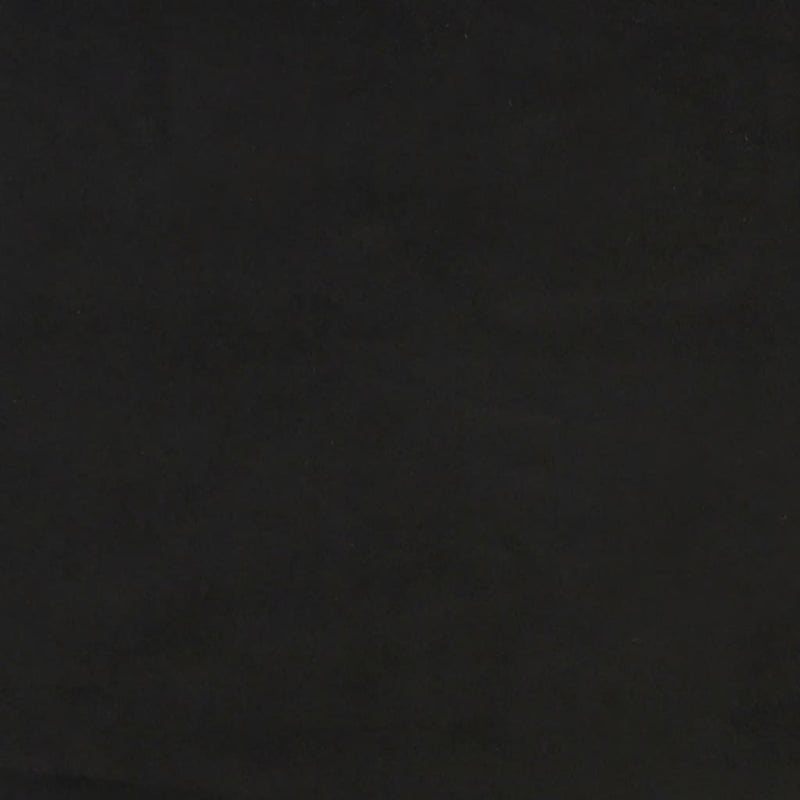 Bed Frame without Mattress Black Double Velvet Payday Deals