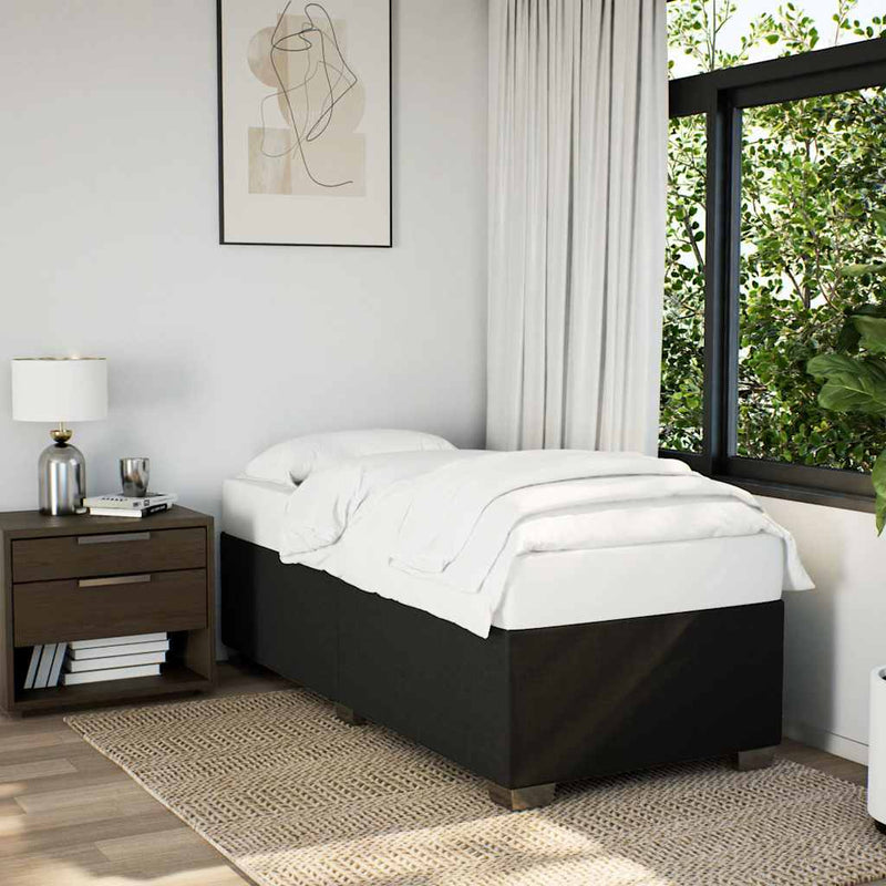 Bed Frame without Mattress Black King Single Fabric Payday Deals