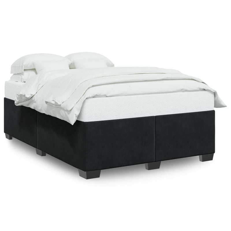 Bed Frame without Mattress Black Queen Velvet Payday Deals