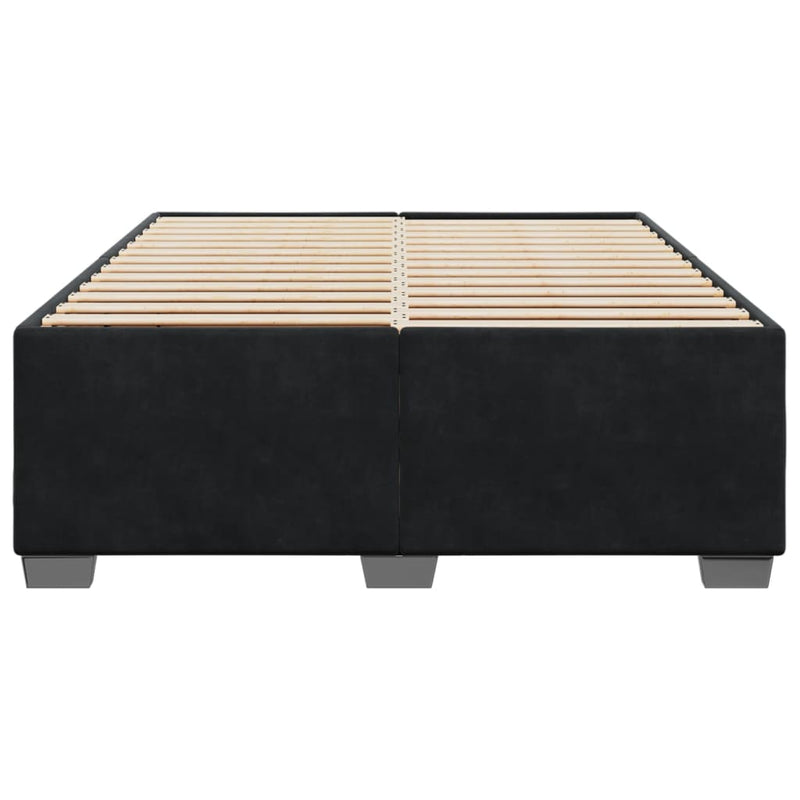 Bed Frame without Mattress Black Queen Velvet Payday Deals