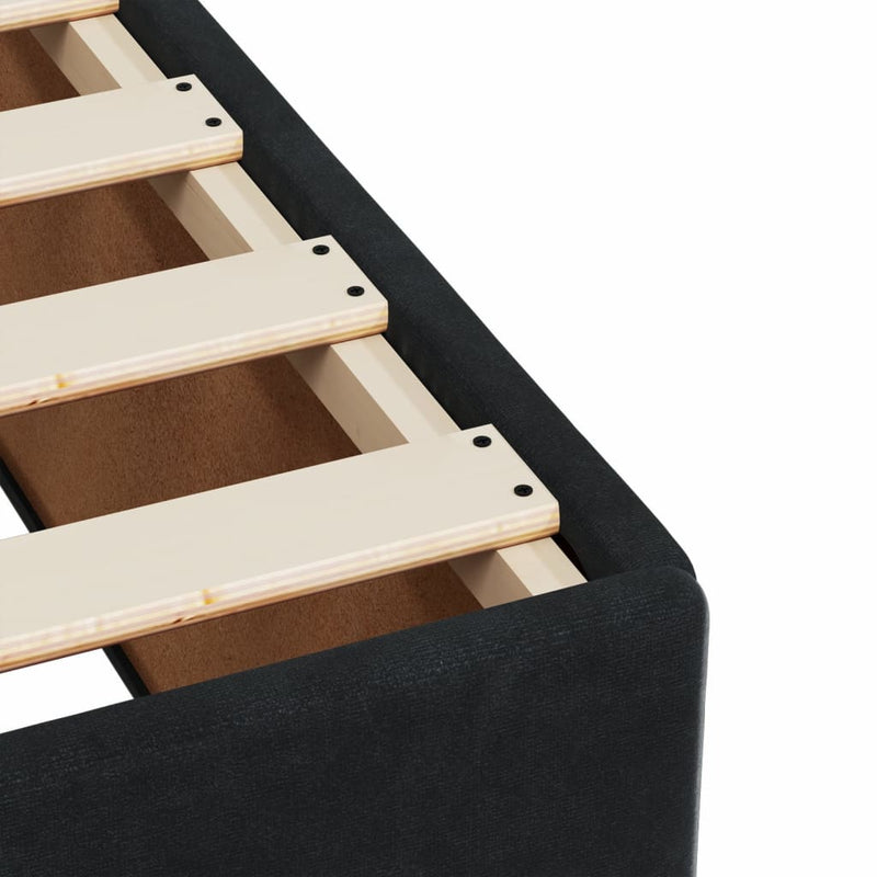 Bed Frame without Mattress Black Queen Velvet Payday Deals