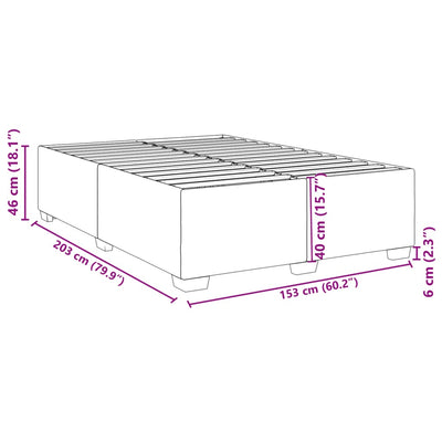 Bed Frame without Mattress Black Queen Velvet Payday Deals