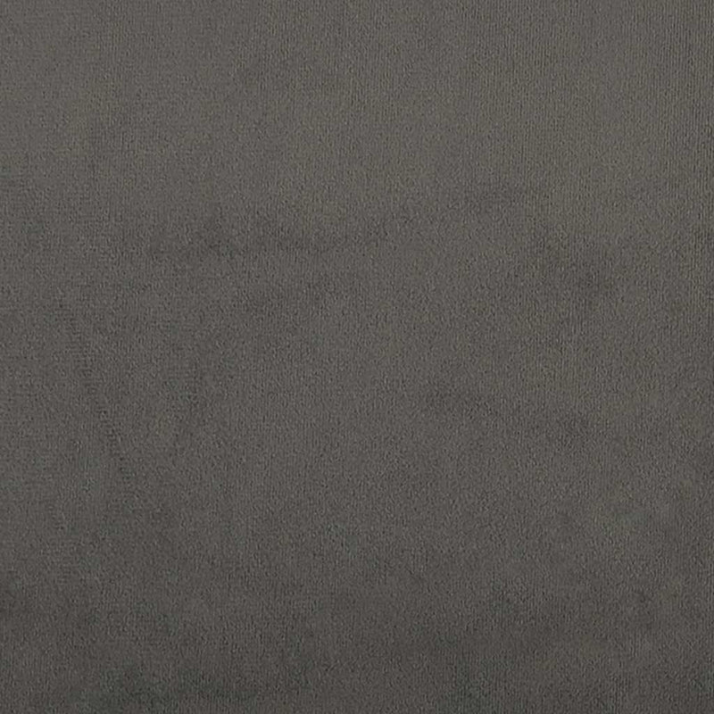 Bed Frame without Mattress Dark Grey 107x203 cm King Single Size Velvet Payday Deals