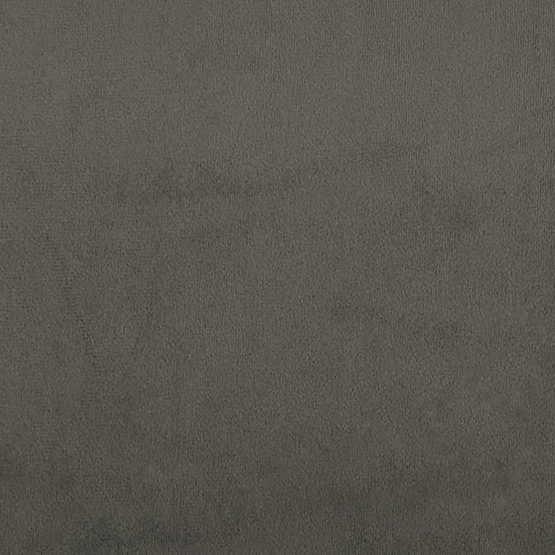 Bed Frame without Mattress Dark Grey 107x203 cm King Single Size Velvet Payday Deals