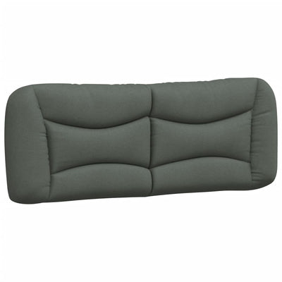 Bed Frame without Mattress Dark Grey 137x187 cm Double Fabric Payday Deals
