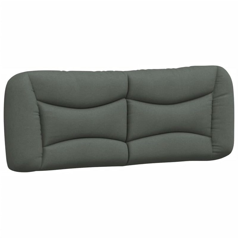 Bed Frame without Mattress Dark Grey 137x187 cm Double Fabric Payday Deals