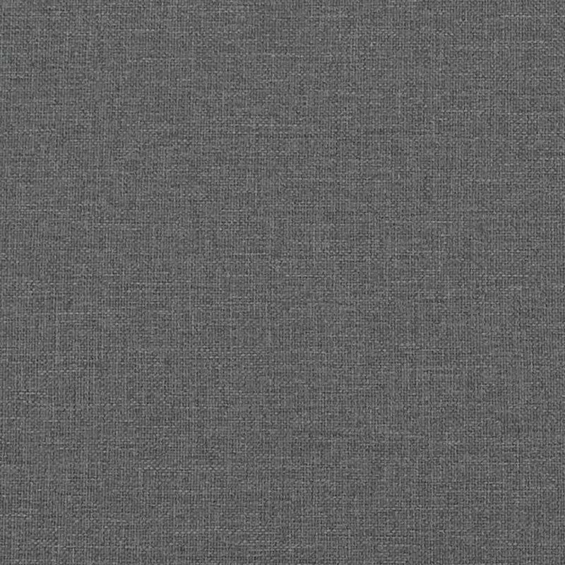 Bed Frame without Mattress Dark Grey 137x187 cm Double Fabric Payday Deals