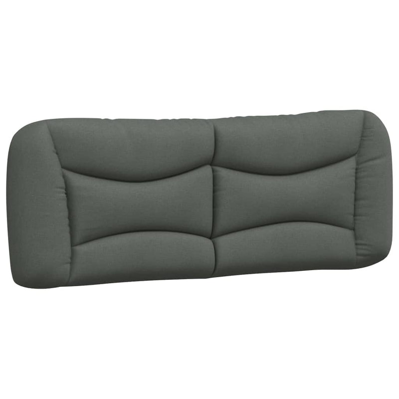Bed Frame without Mattress Dark Grey 152x203 cm Queen Fabric Payday Deals