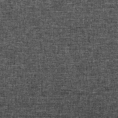 Bed Frame without Mattress Dark Grey 152x203 cm Queen Fabric Payday Deals